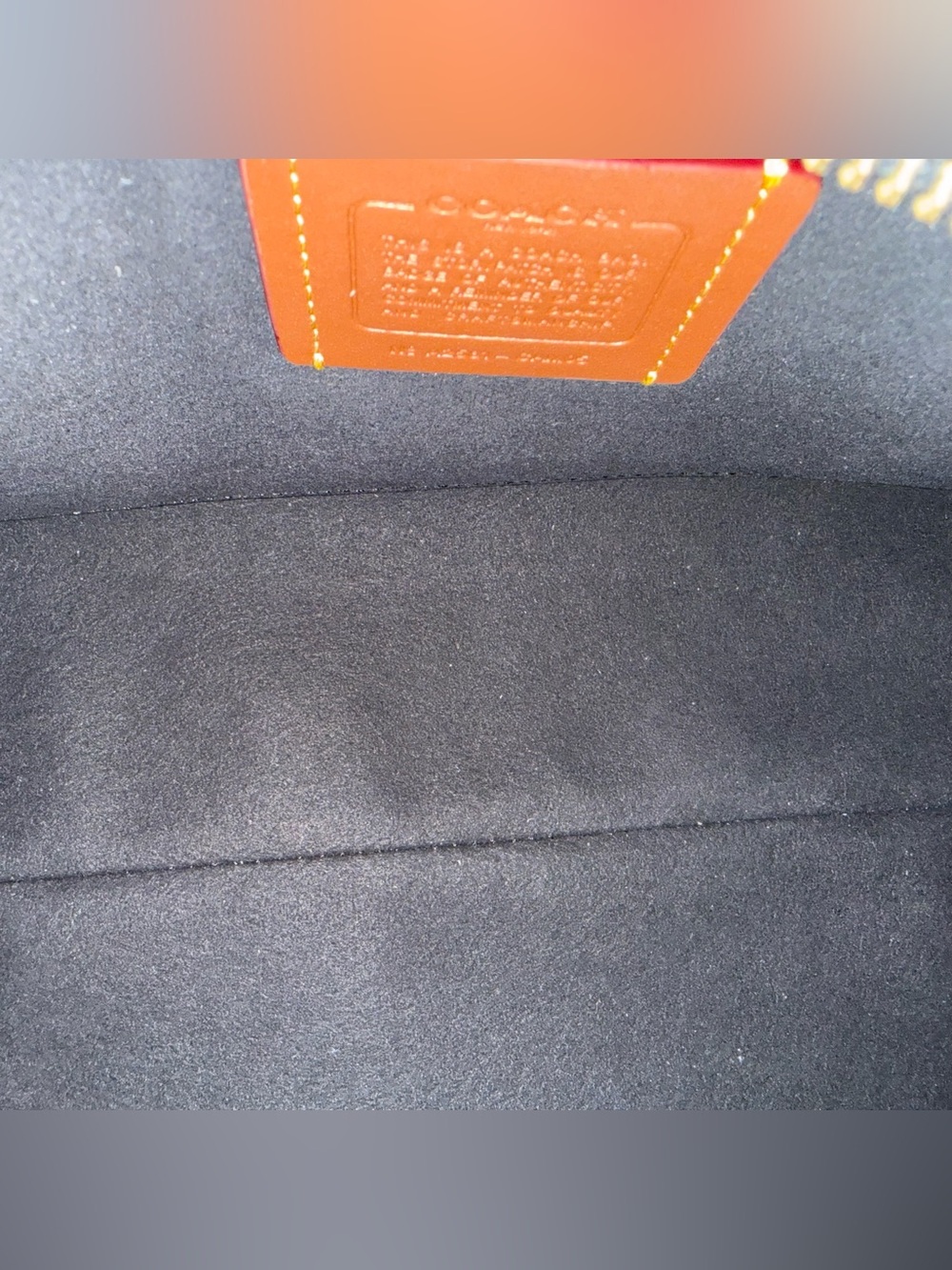 Coach Empire 28 black w/Coach Skinny Scarf - Picture 8 of 16